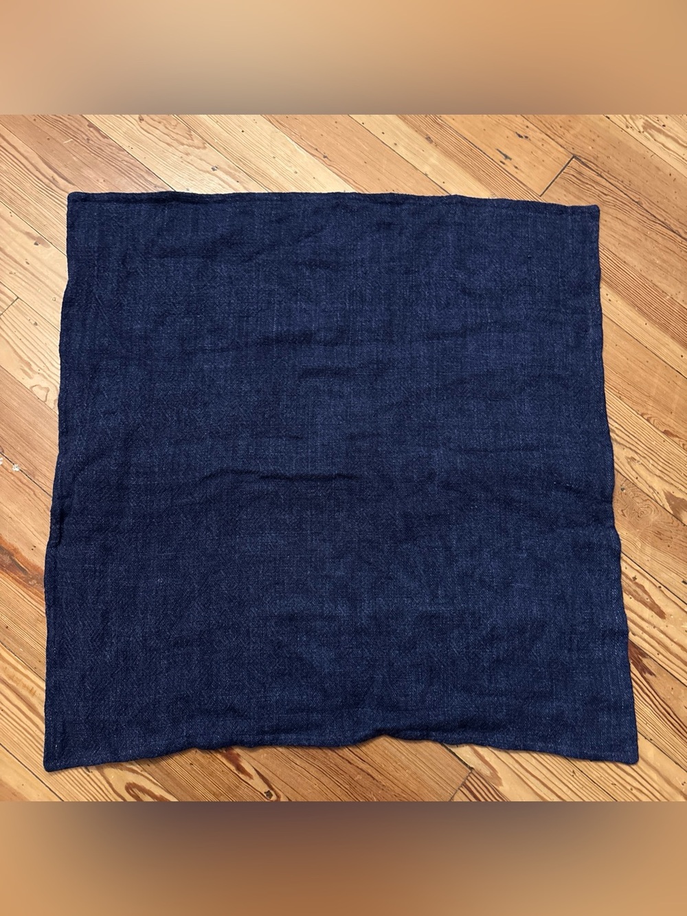 Pom Pom Home Linen Euro Sham Navy Read*